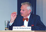 Referent Wolfgang Gerke